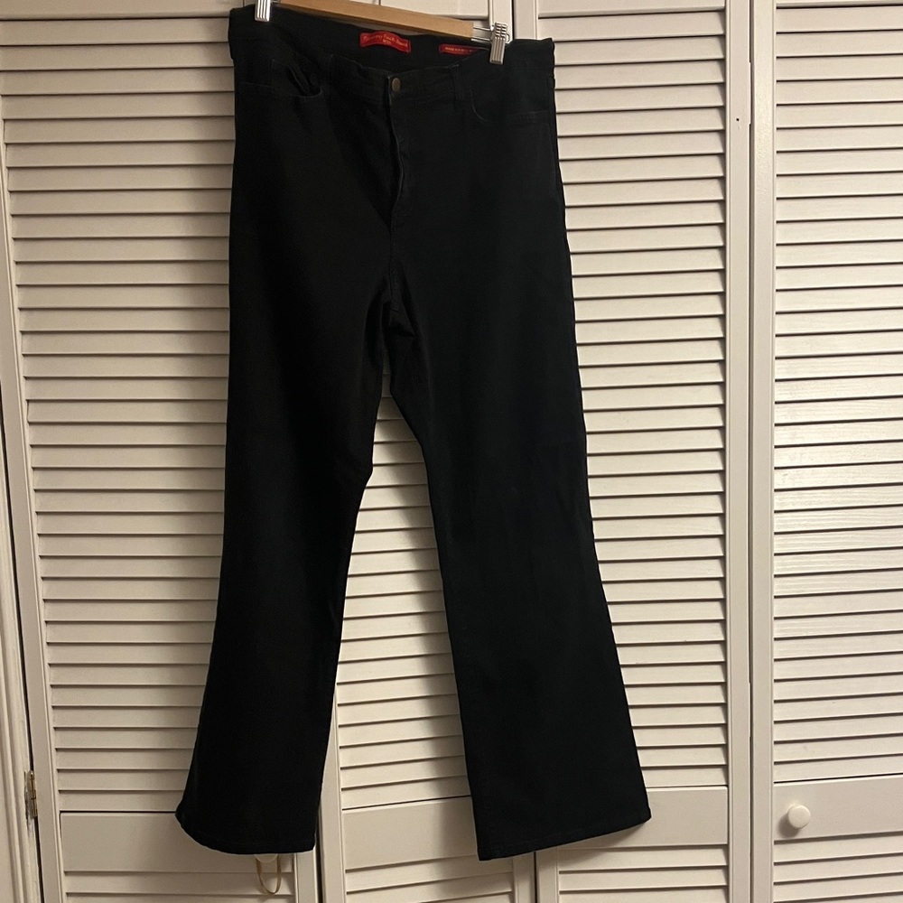 NYDJ Black Flare Jeans - Women's Wide Leg